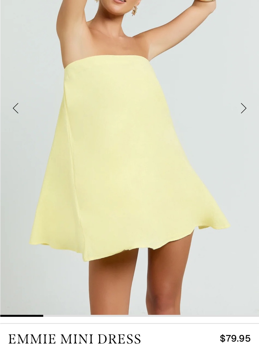 Showpo Yellow mini dress